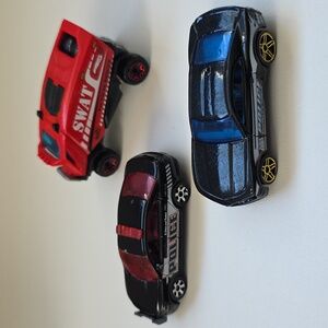 Hot Wheels Matchbox SWAT, Ford Police Inceptor, Police Camaro